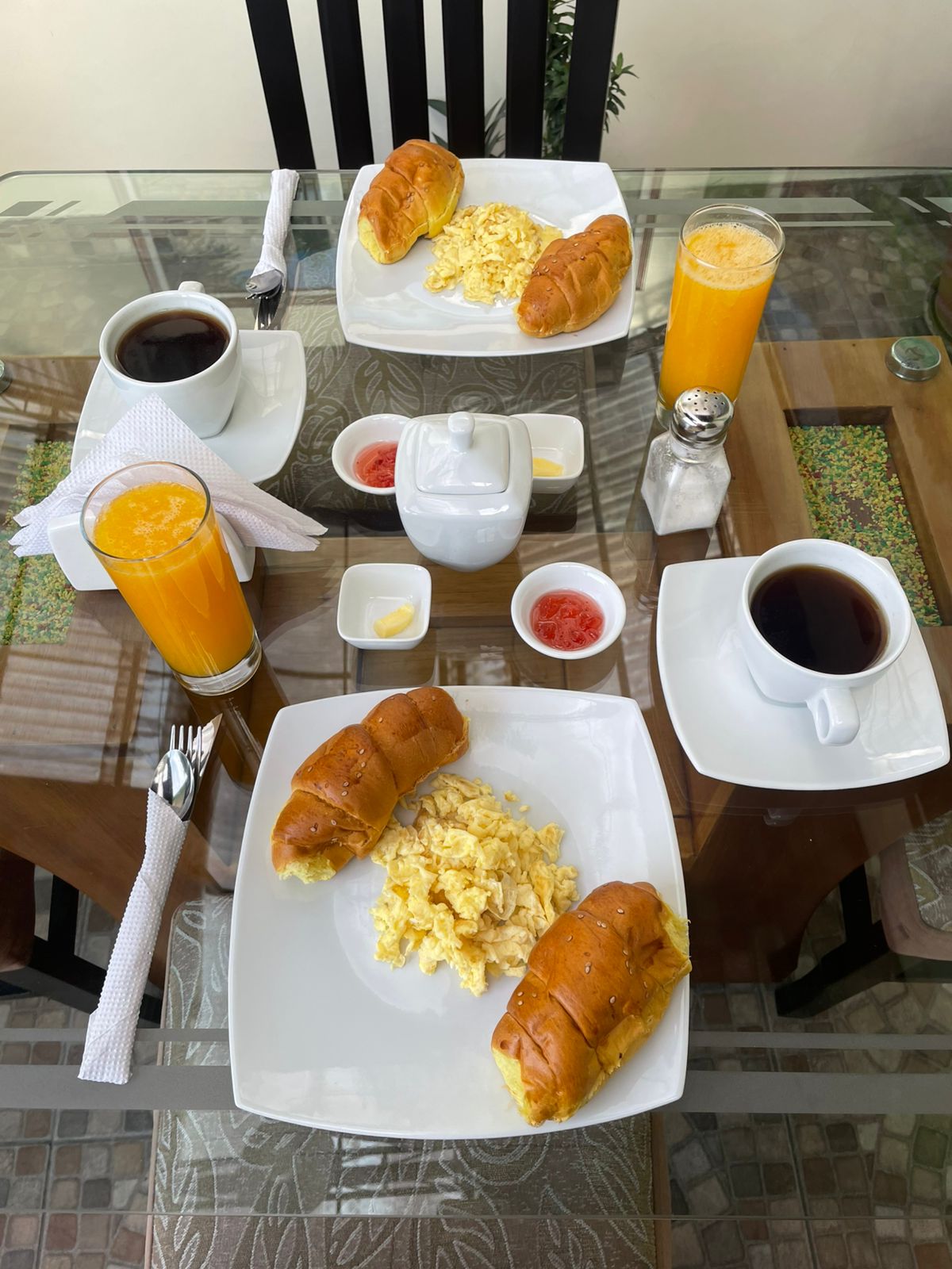 Desayuno del hotel
