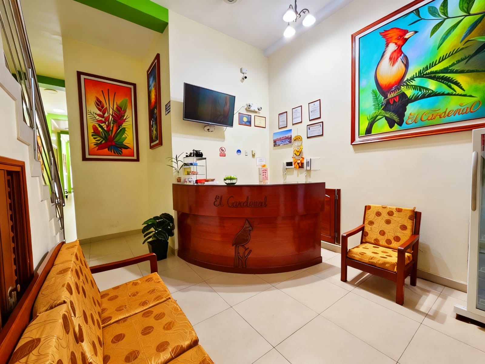 Lobby y recepción