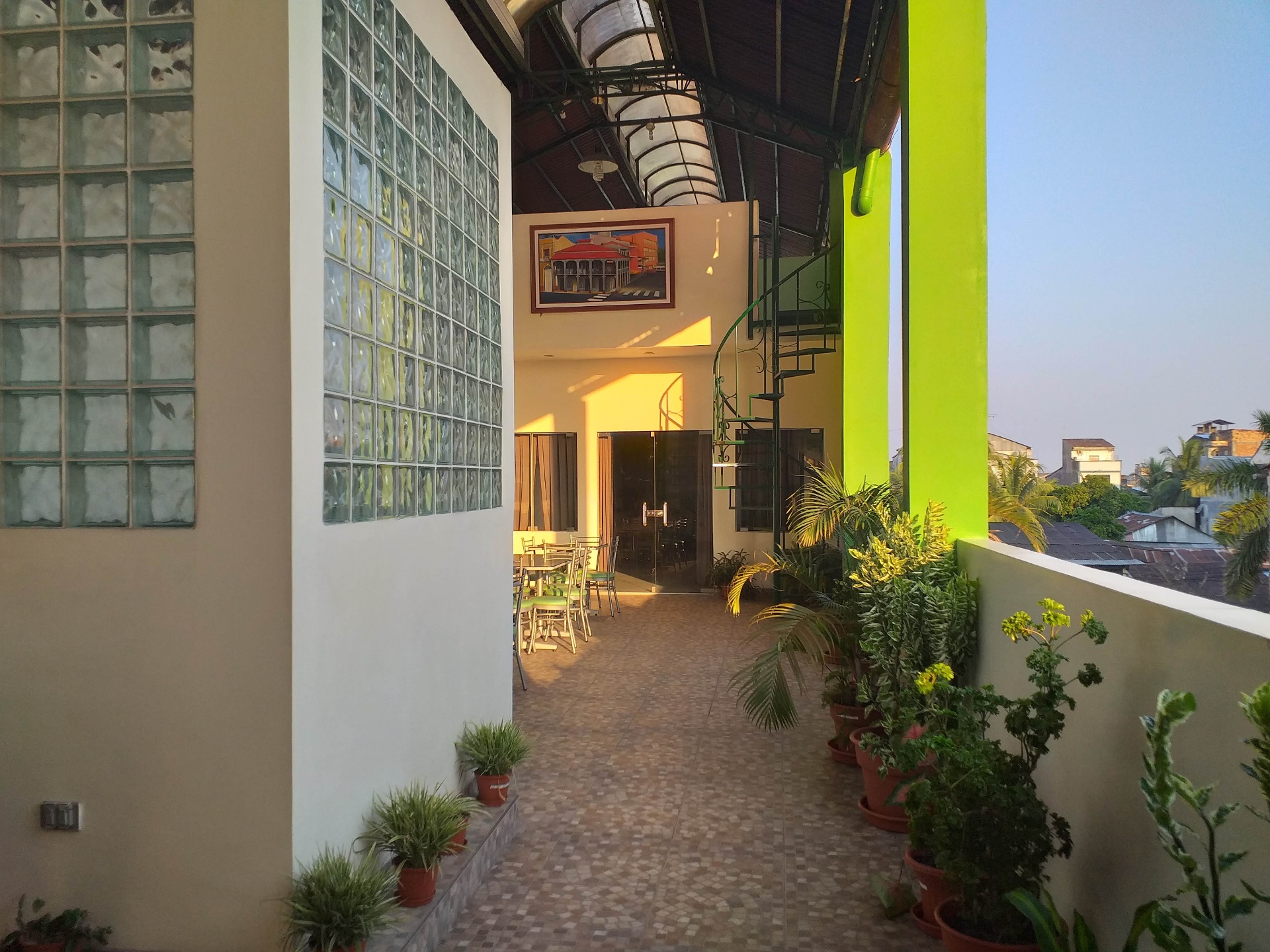 Terraza del hotel
